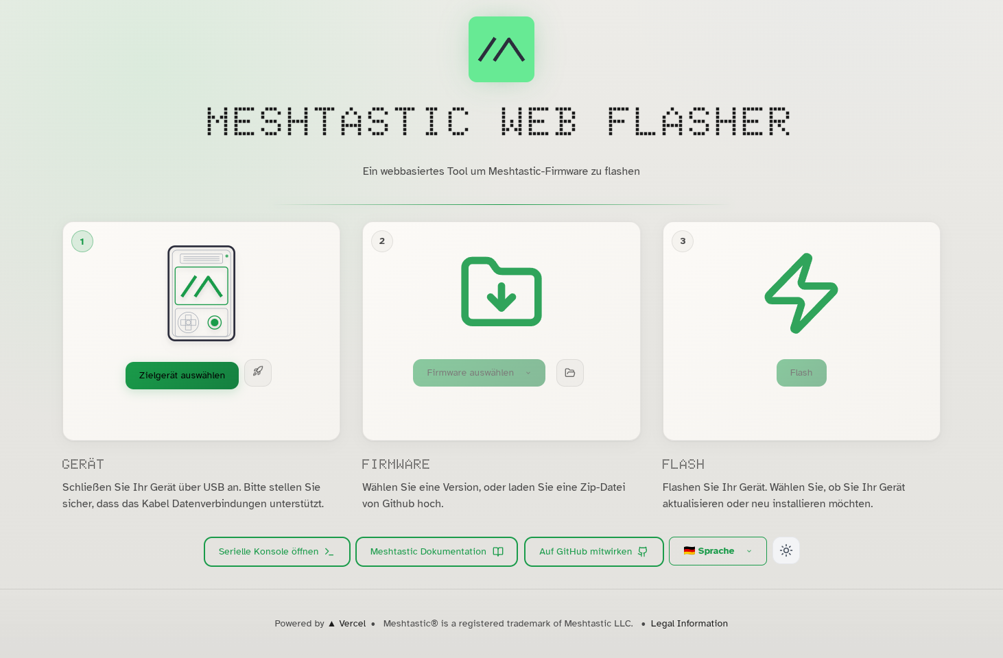 Meshtastic Web‑Flasher